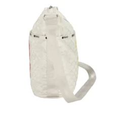 LeSportsac AEC Striped Zip Bucket Bag