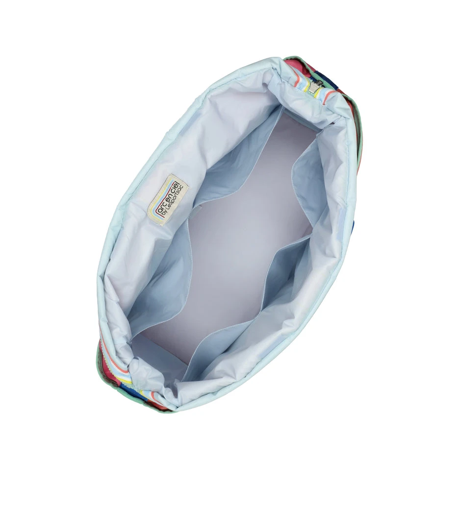 LeSportsac AEC Striped Large Zip Tote 6 LeSportsac AEC Striped Large Zip Tote