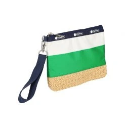 LeSportsac Large Raffia Pouch